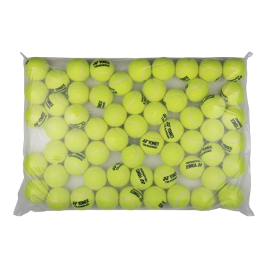 Yonex Tennis Balls Training (pressureless) yellow 60 pieces in Polybag